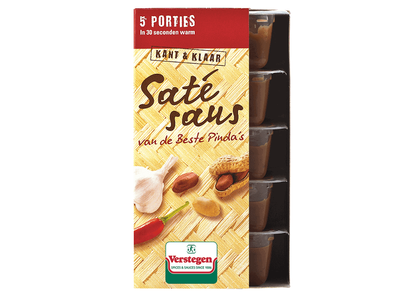 Satay Sauce Ready to Use 5x80ml Verstegen Spices & Sauces UK Ltd