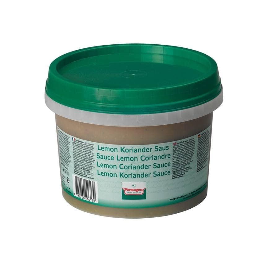 Lemon Coriander Sauce PURE Verstegen Spices & Sauces UK Ltd