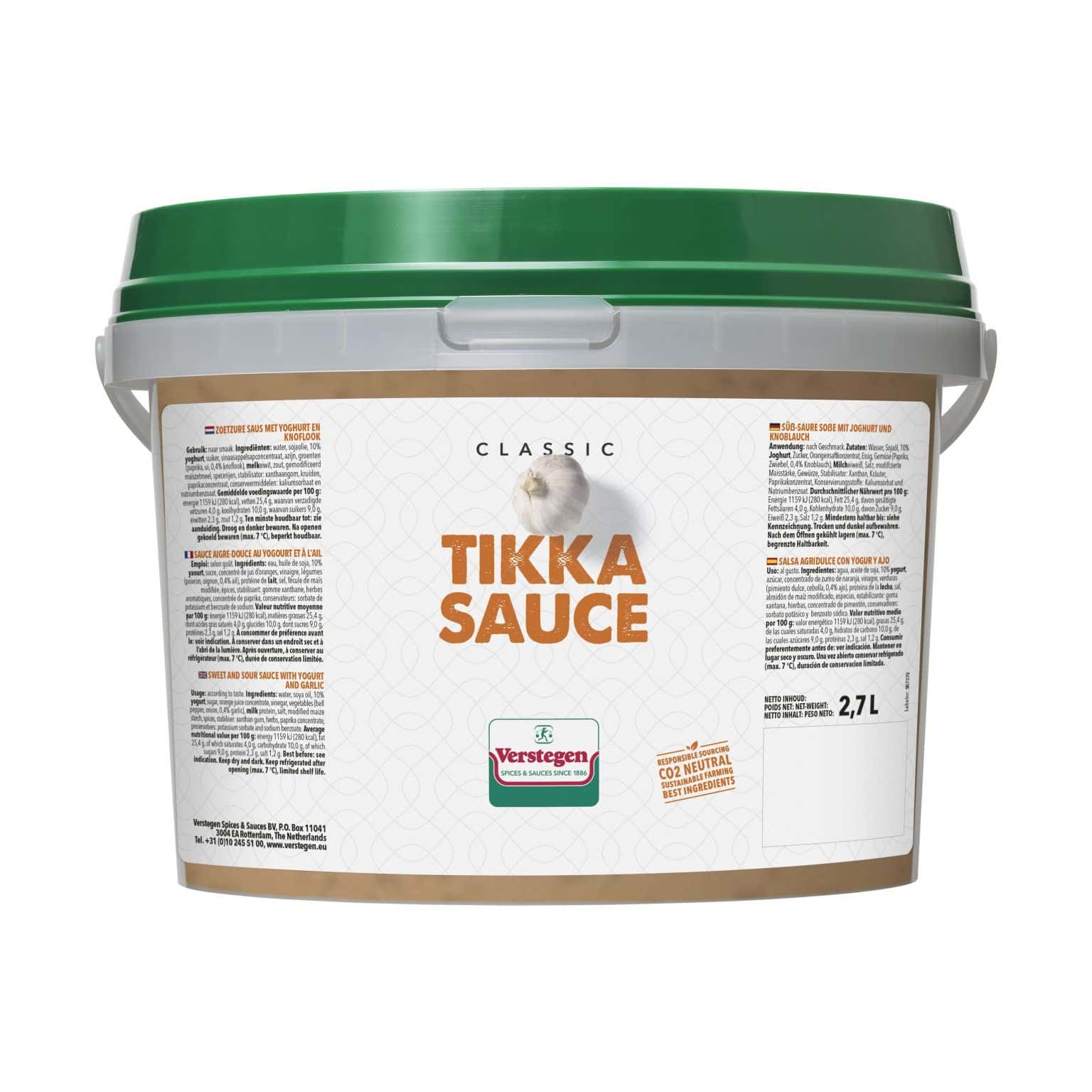 Verstegen Tikka Sauce Verstegen Spices & Sauces UK Ltd