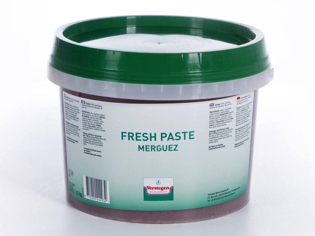 Verstegen Merguez Fresh Paste