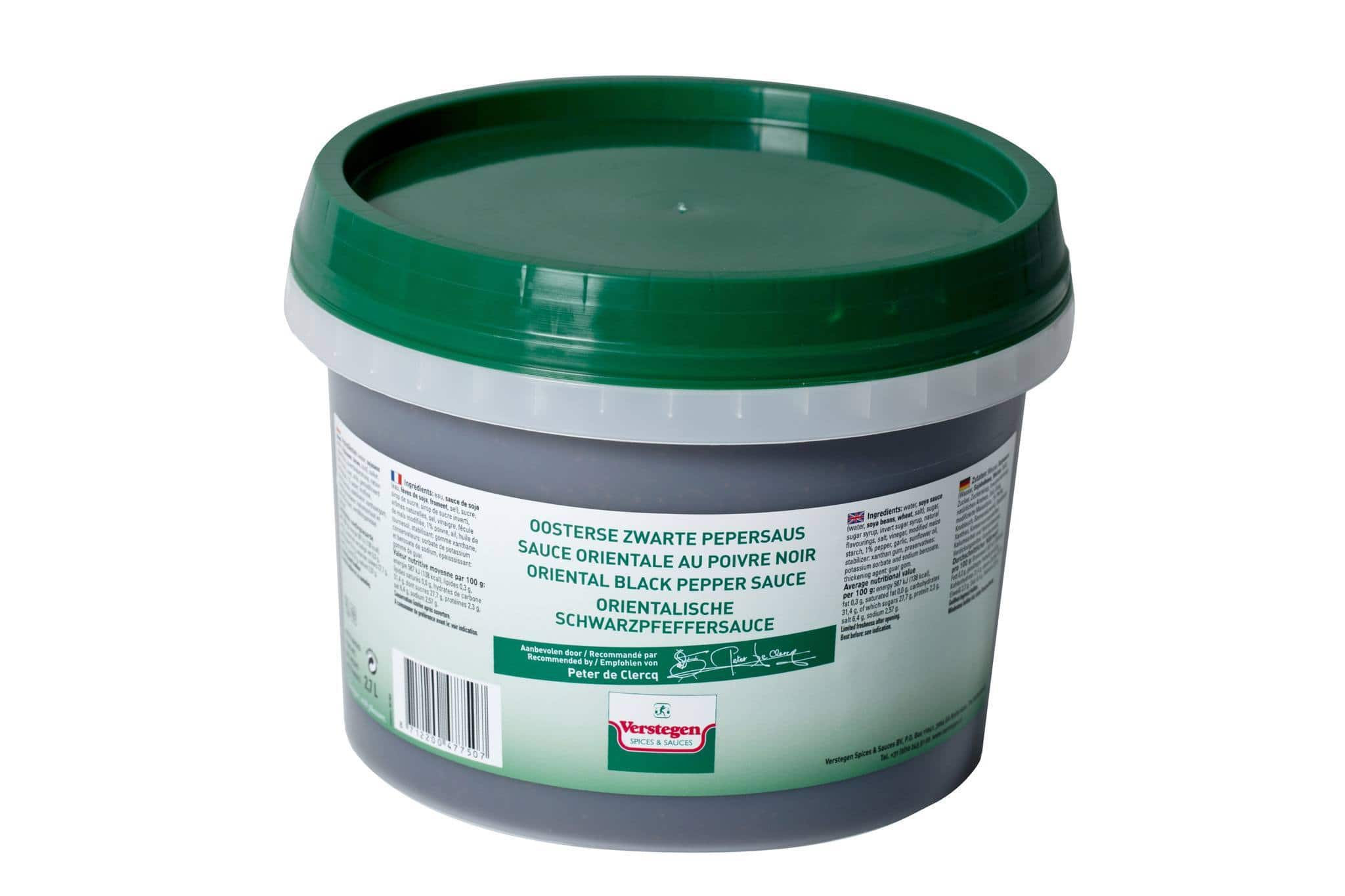 Oriental Black Pepper Sauce Verstegen Spices & Sauces UK Ltd