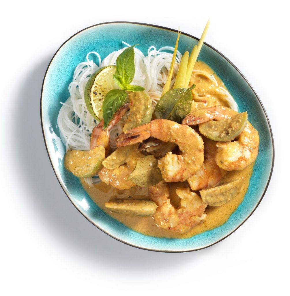 Red Curry Prawns