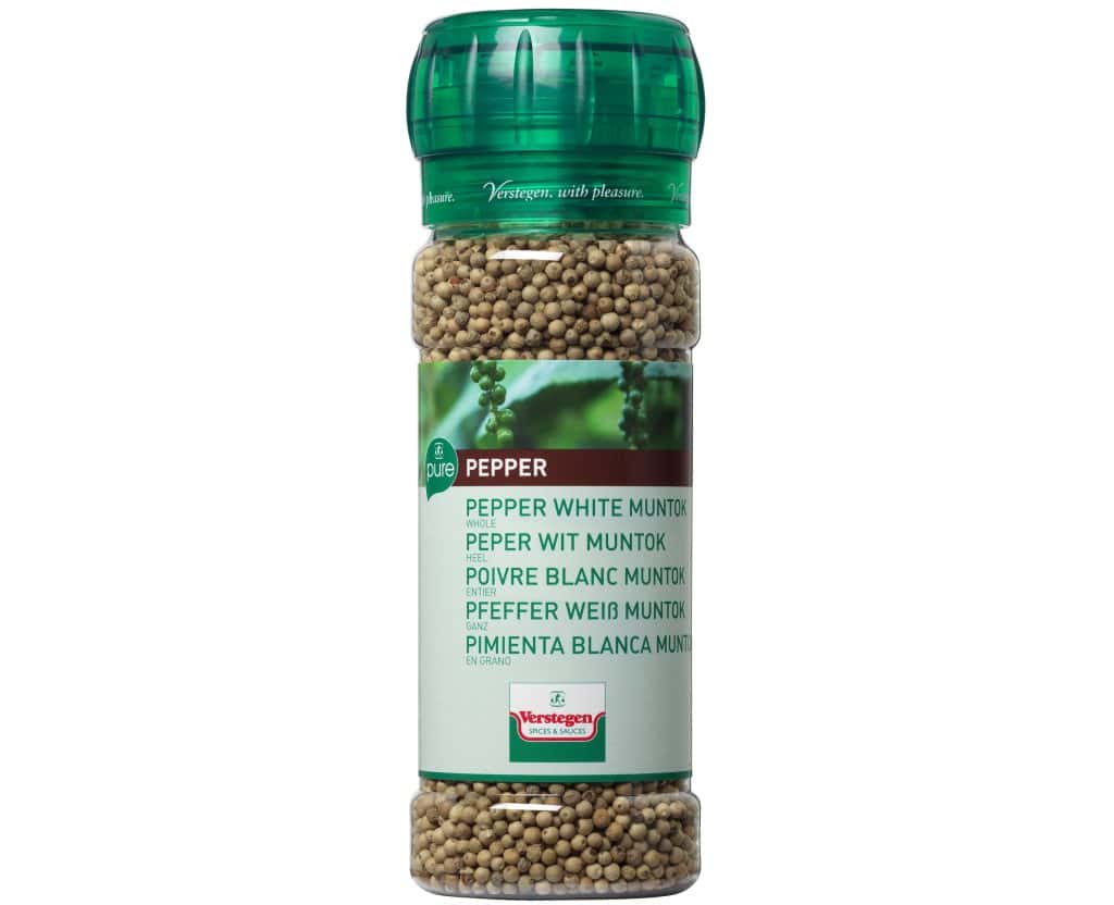 Verstegen White Muntok Pepper Grinder