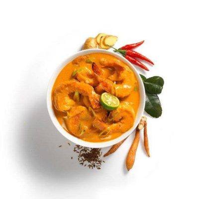 Thai Red Curry with Prawns