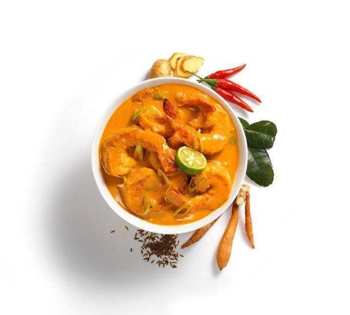 Thai Red Curry with Prawns