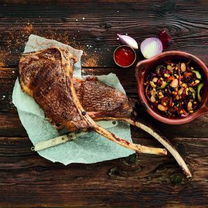 Tomahawk and Mexican Salad