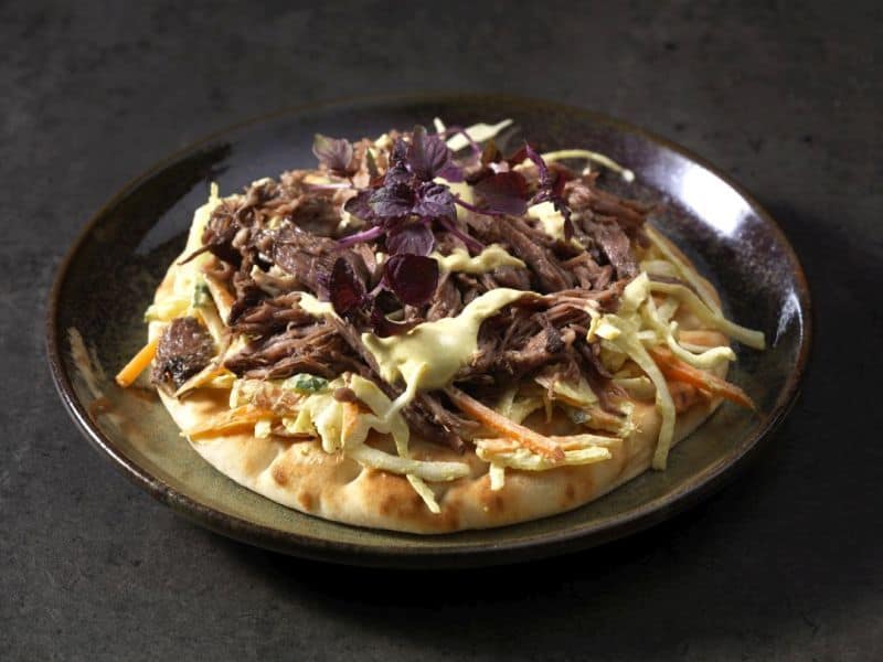 Pulled Boar Flat bread