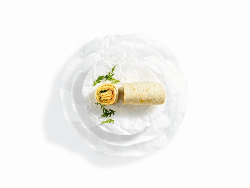 Butter Paste Vegetarian Wrap