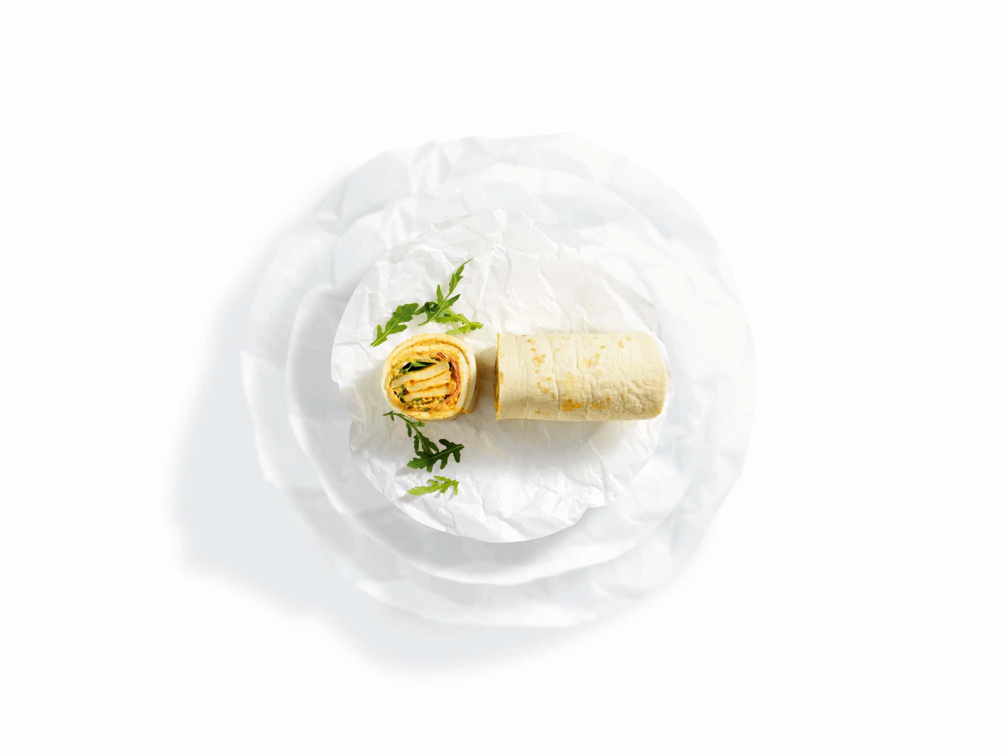 Butter Paste Vegetarian Wrap
