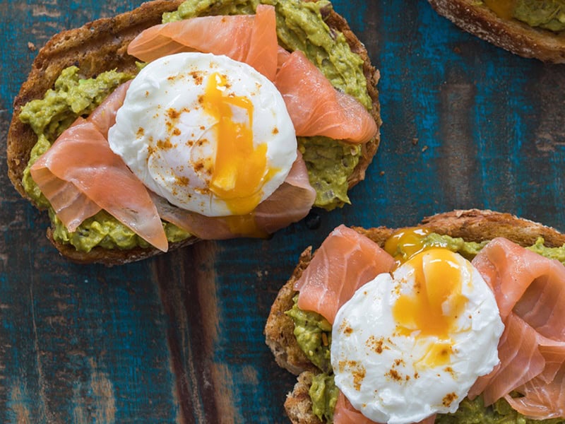 Avocado and Salmon