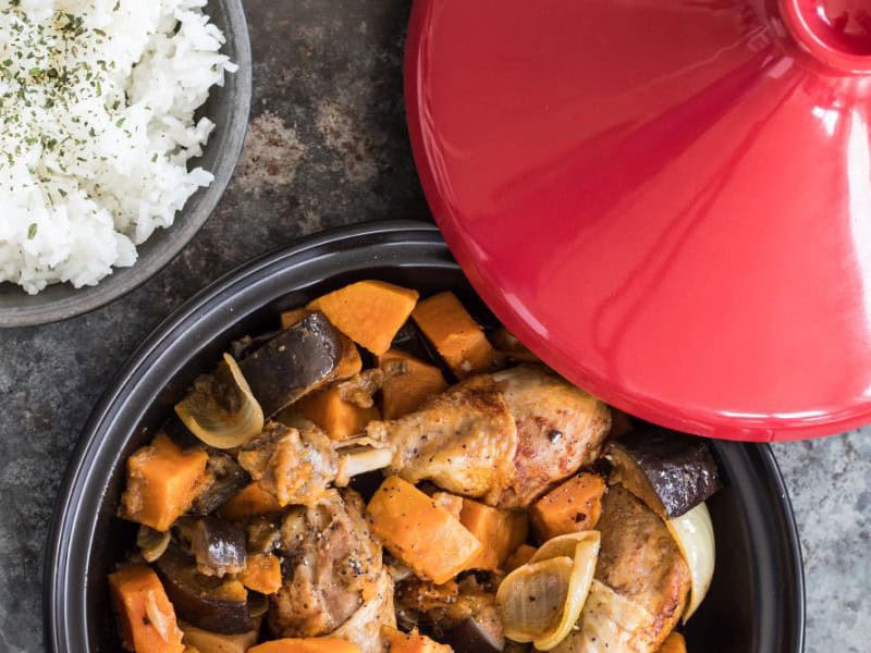 Chicken and Sweet Potato Hotpot