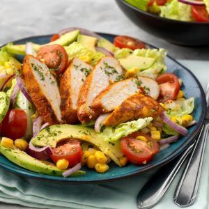 Spicy Chicken and Avocado Salad