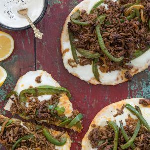 Pulled Mexican Beef Flatbreads