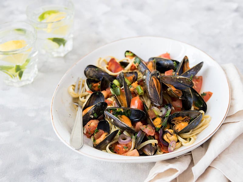 Spaghetti and Mussles