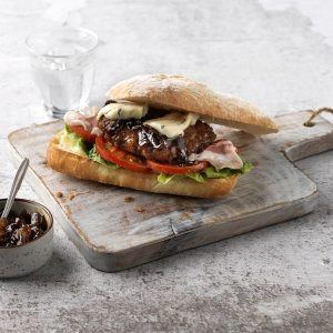 Italian Burger and Pancetta