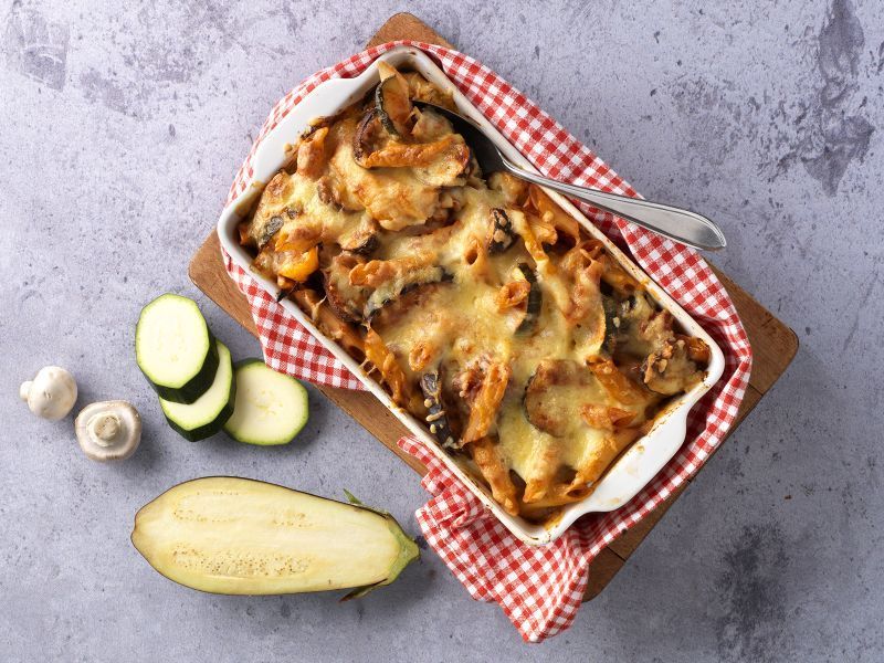 Mediterranean Vegetable Pasta Bake