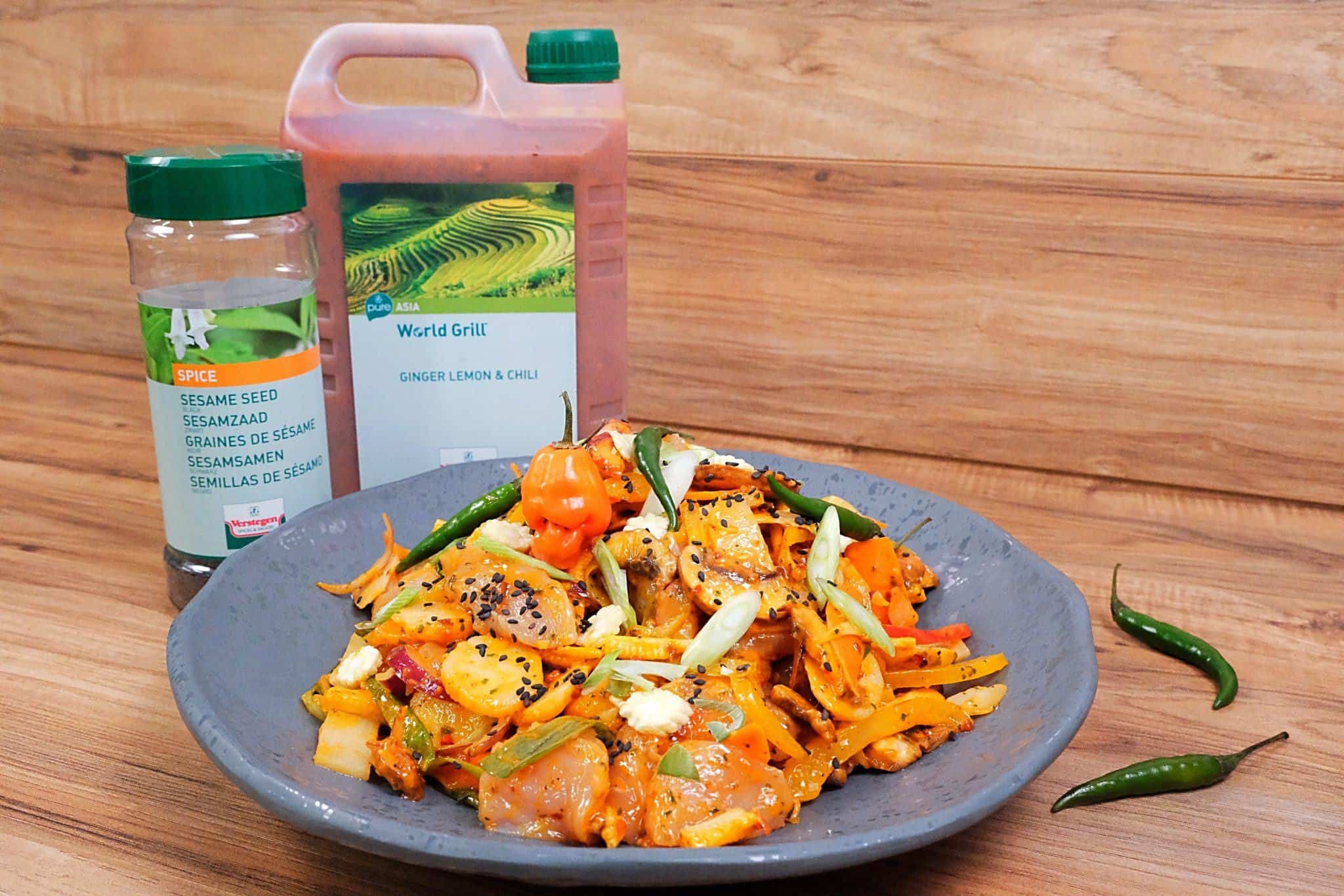 Verstegen Ginger, Lemon & Chilli Chicken Stir Fry Verstegen Spices