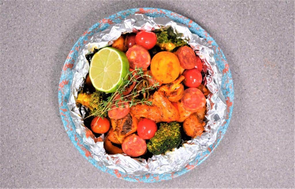 Cajun Chicken and Sausage Bake