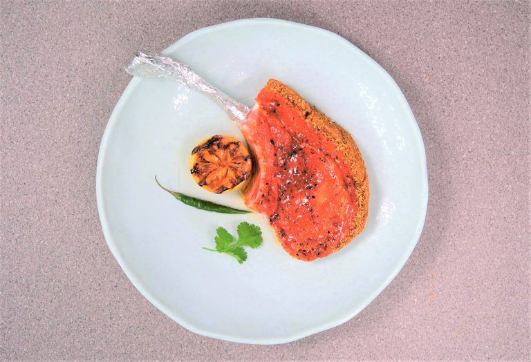 MASALA CRUSTED PORK CHOP