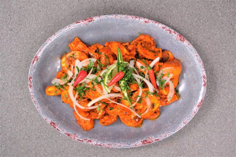 TANDOORI AND YOGURT MUSHROOMS