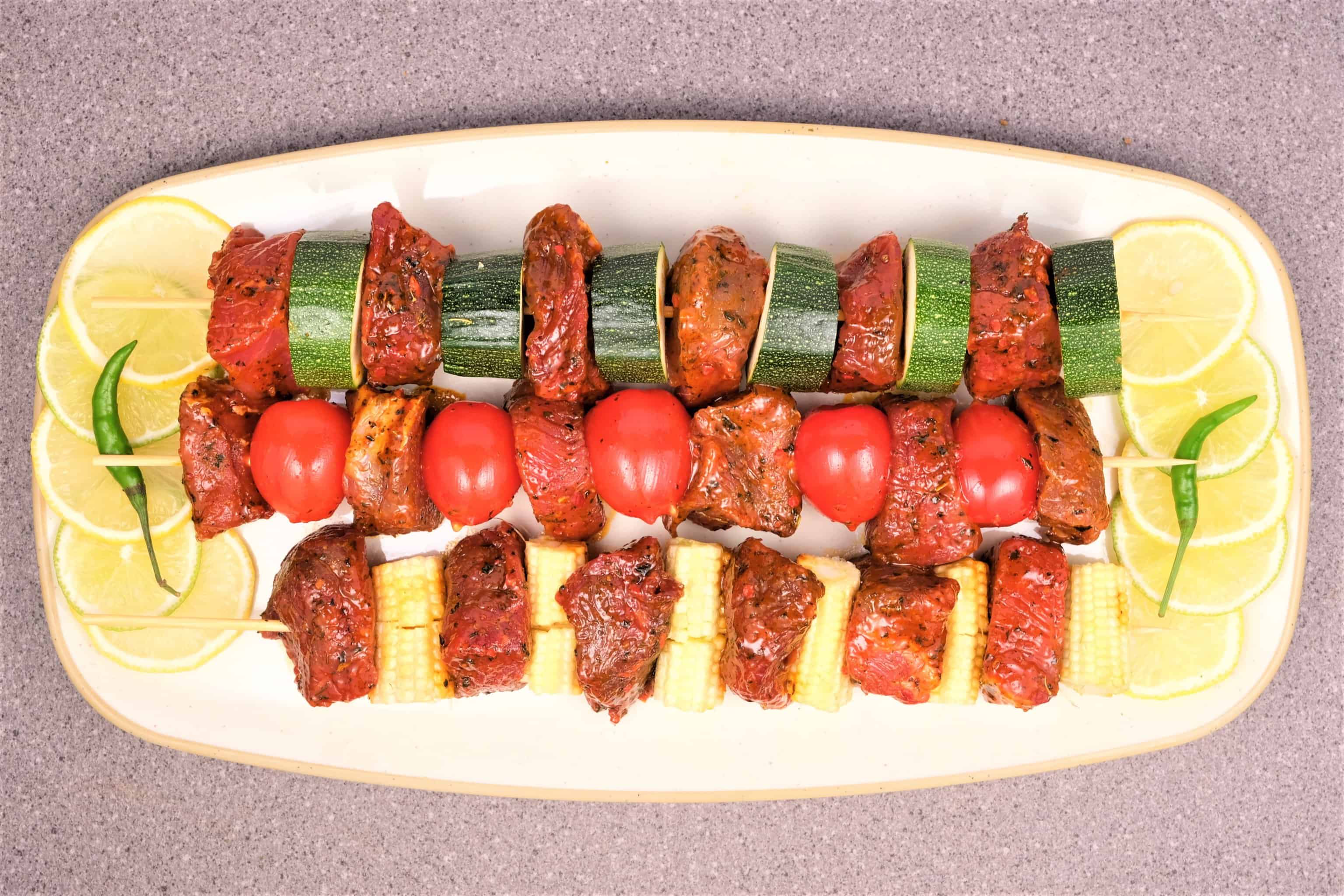 Spicy Beef Kebabs