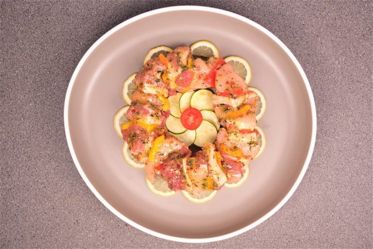 Spanish Pork and Pepper Ring Kebab