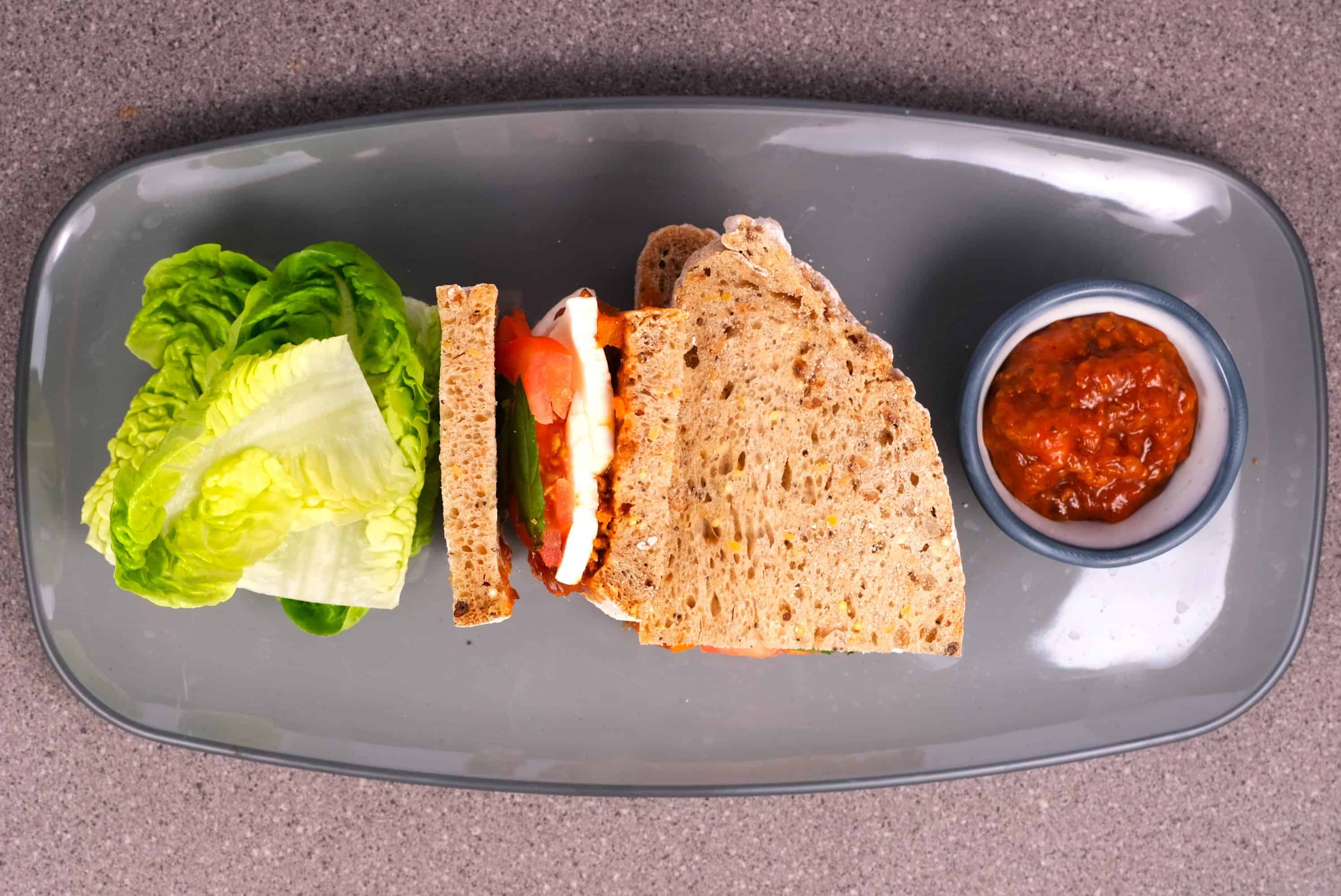 Tomato and Mozzarella Sandwich