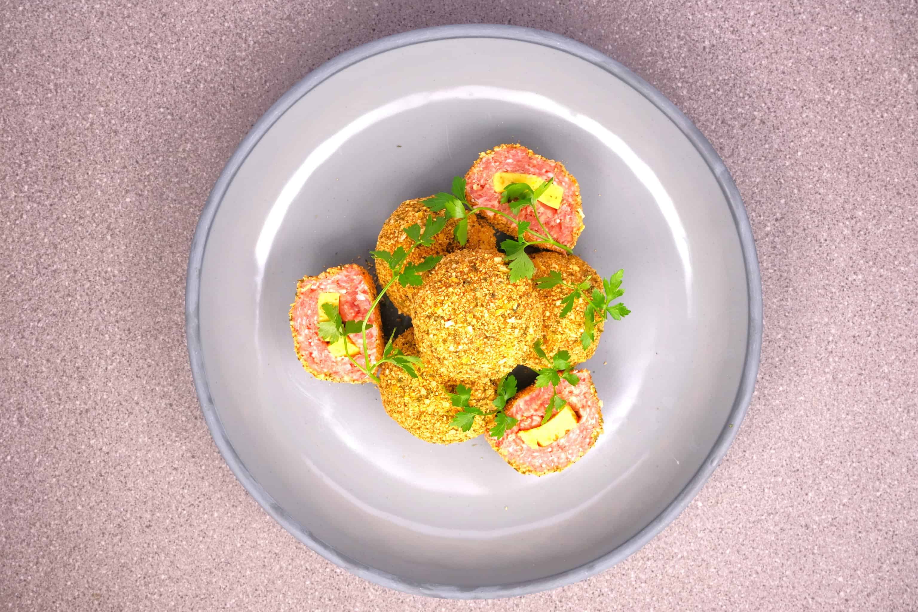 Honey Mustard Lamb Bonbons