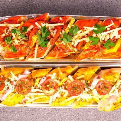 Honey Mustard Loaded Baguettes