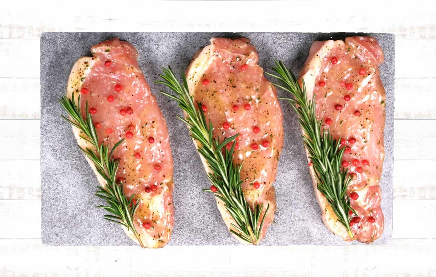 Lemon and pepper pork chops