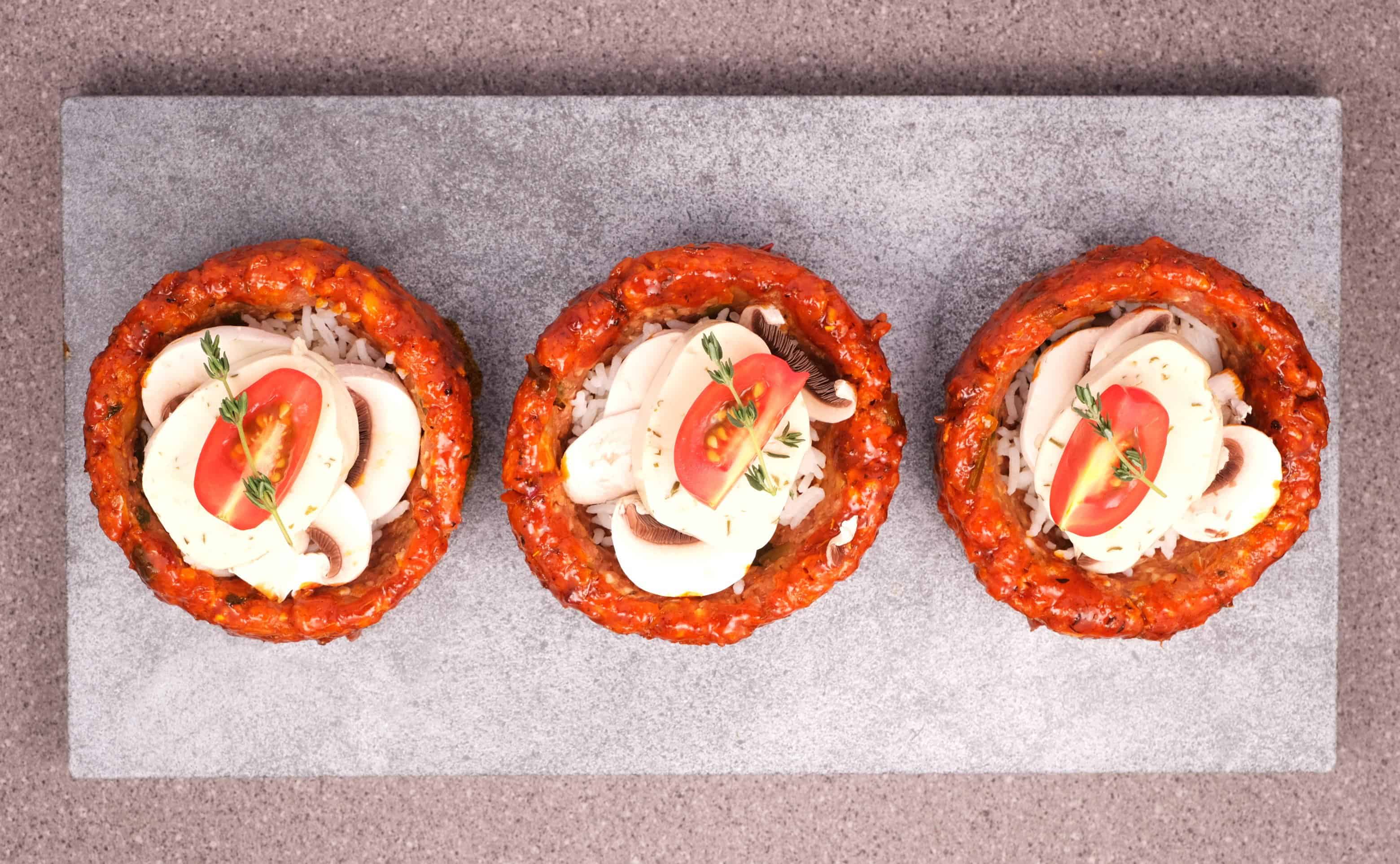 Jambalaya pork cups