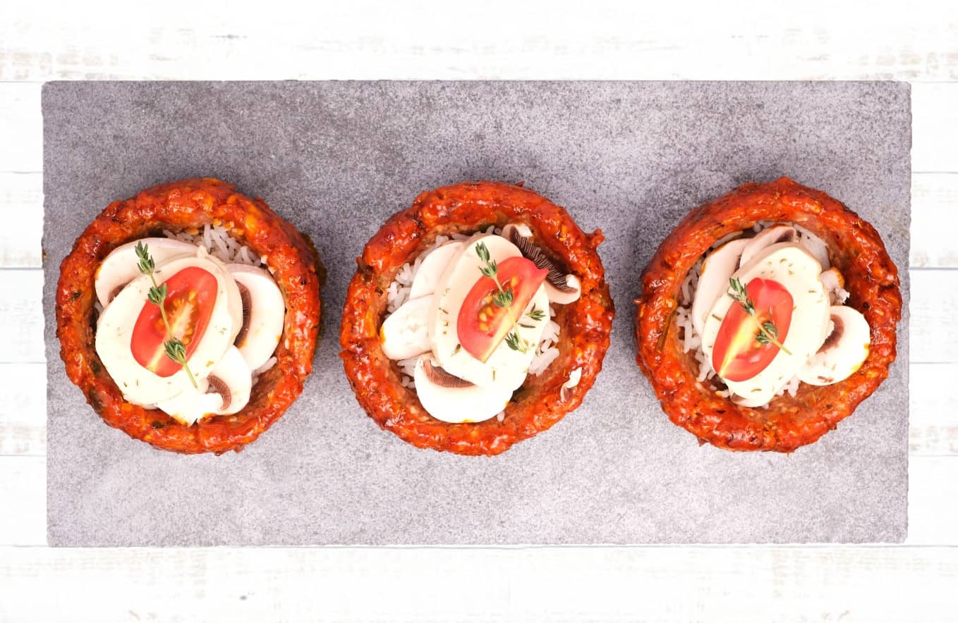 Jambalaya pork cups