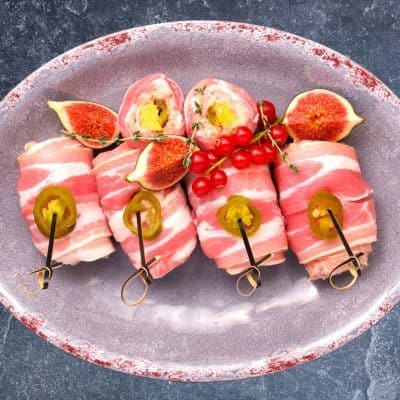 Nacho and jalapeño pigs in blankets