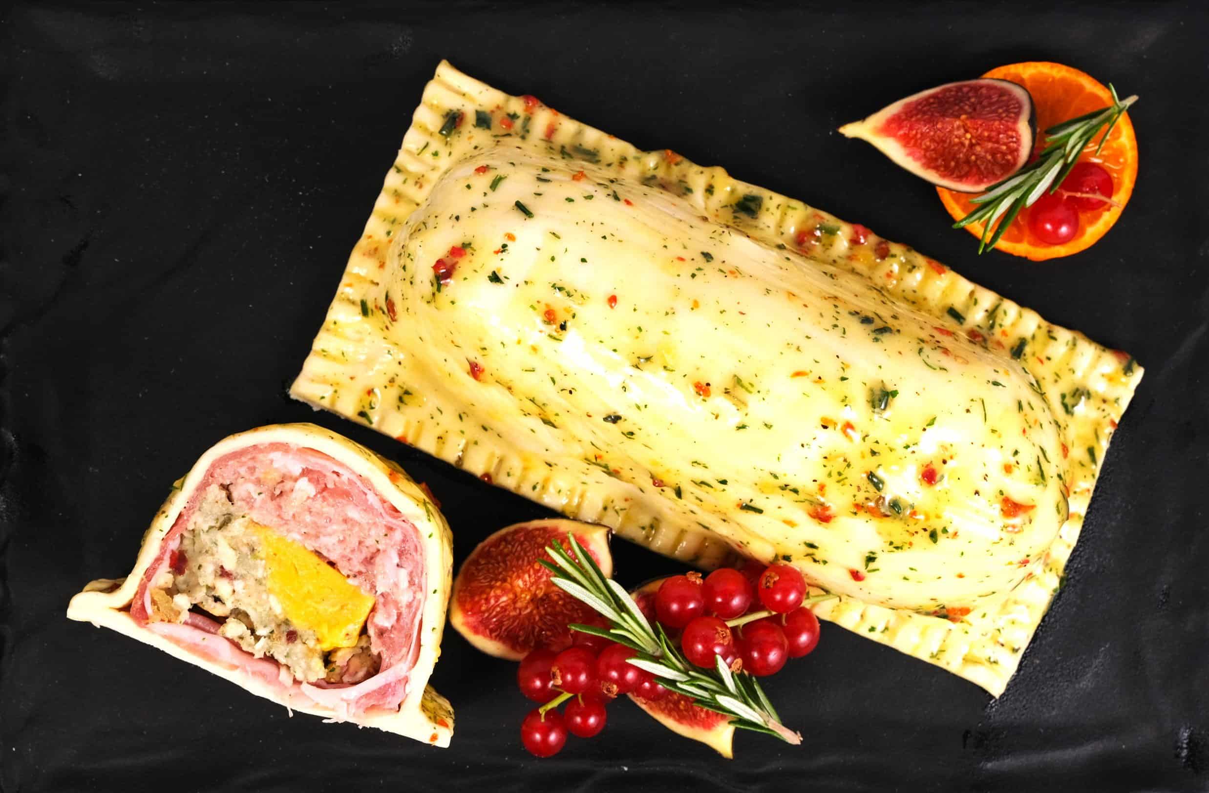 Pig in blanket wellington