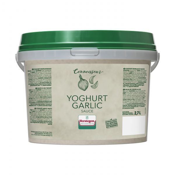116902 Connoisseur yoghurt garlic sauce 2,7 ltr